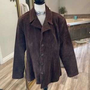 Wilson, leather brown jacket size extra large
